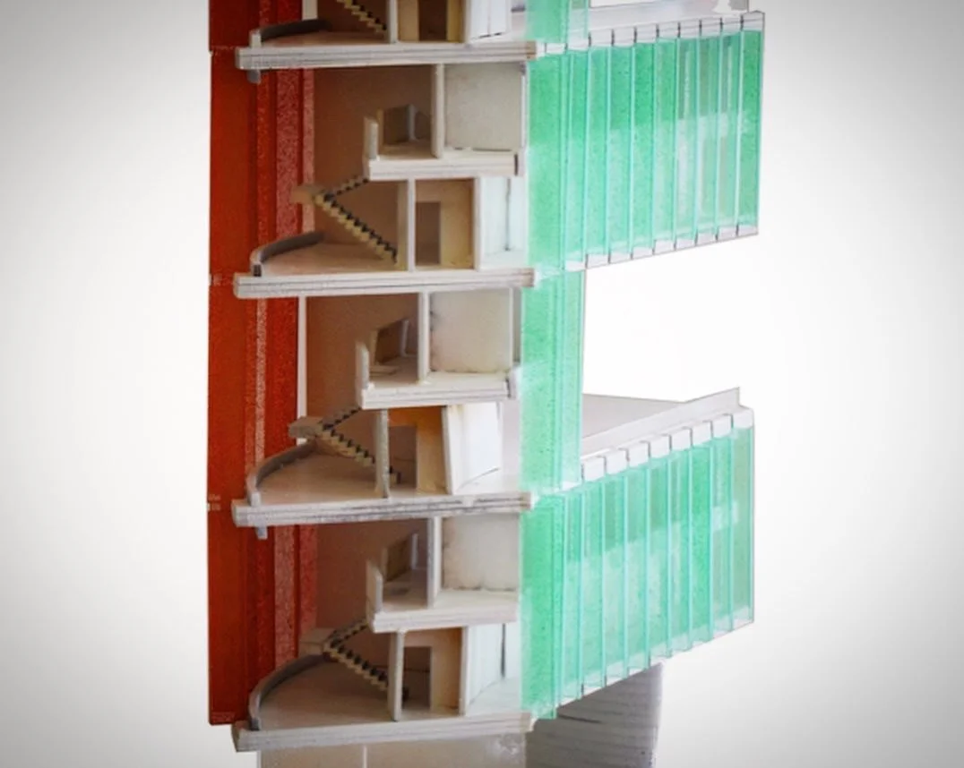 Closeup of the 1/16" model