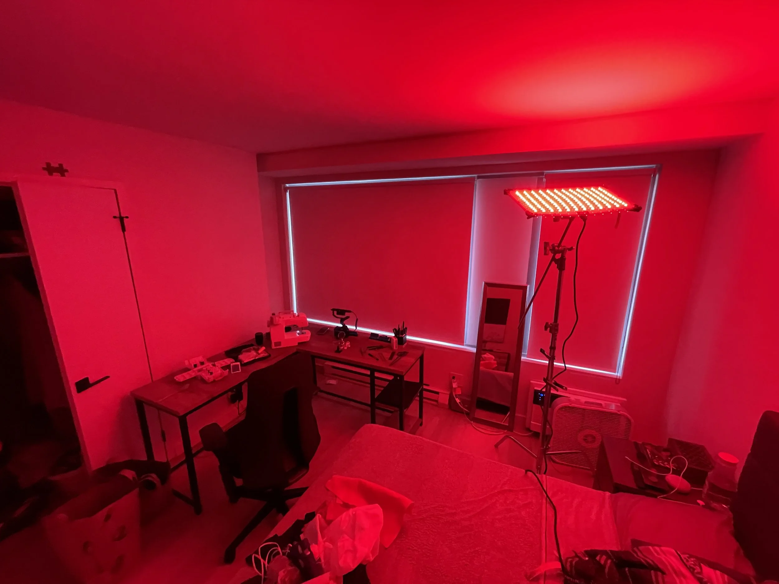 DAY 1: INT Jason's Bedroom being prepped in a pinch because we got rained out for our exterior scenes
