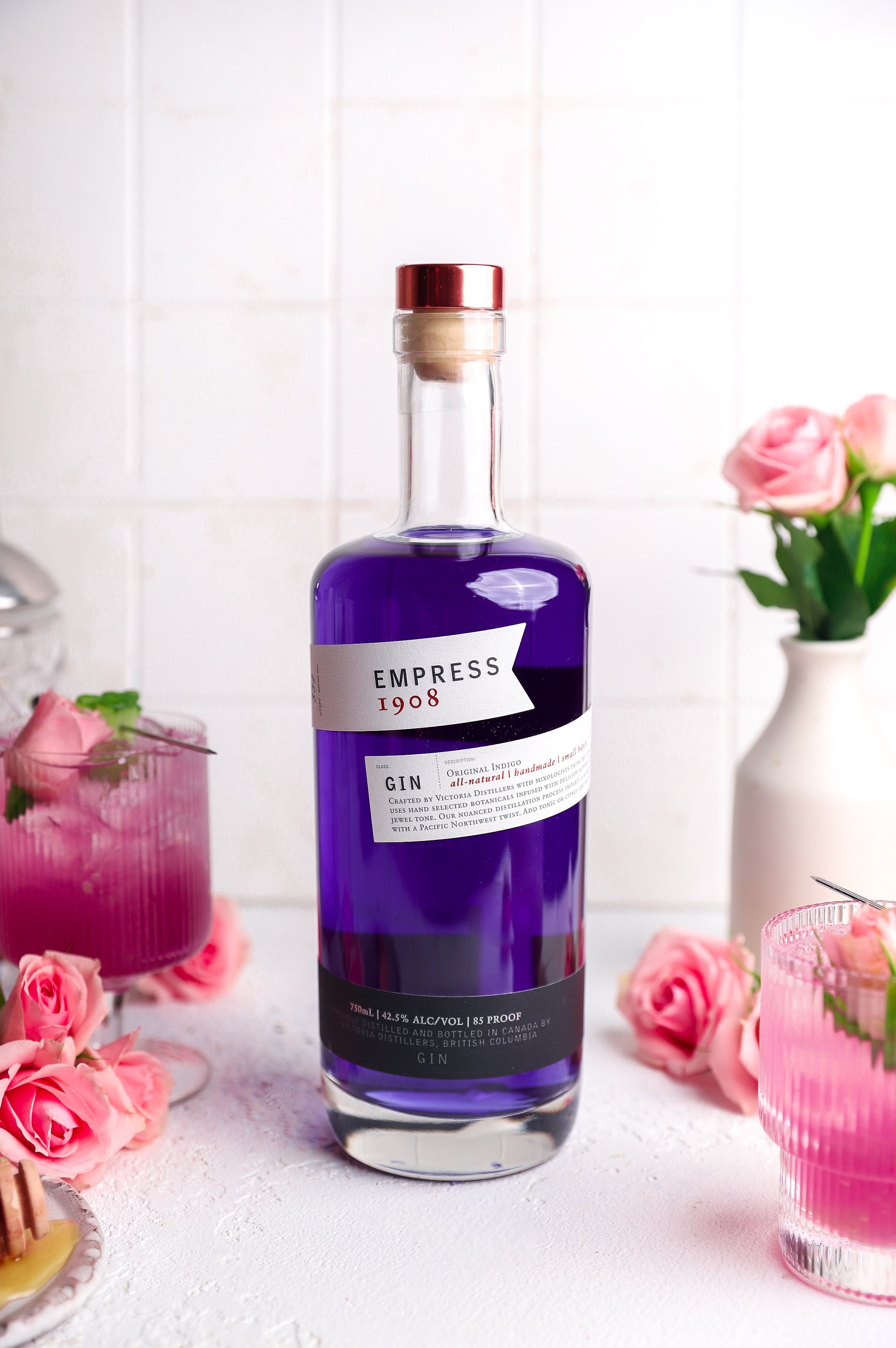 Empress Gin Product Photography