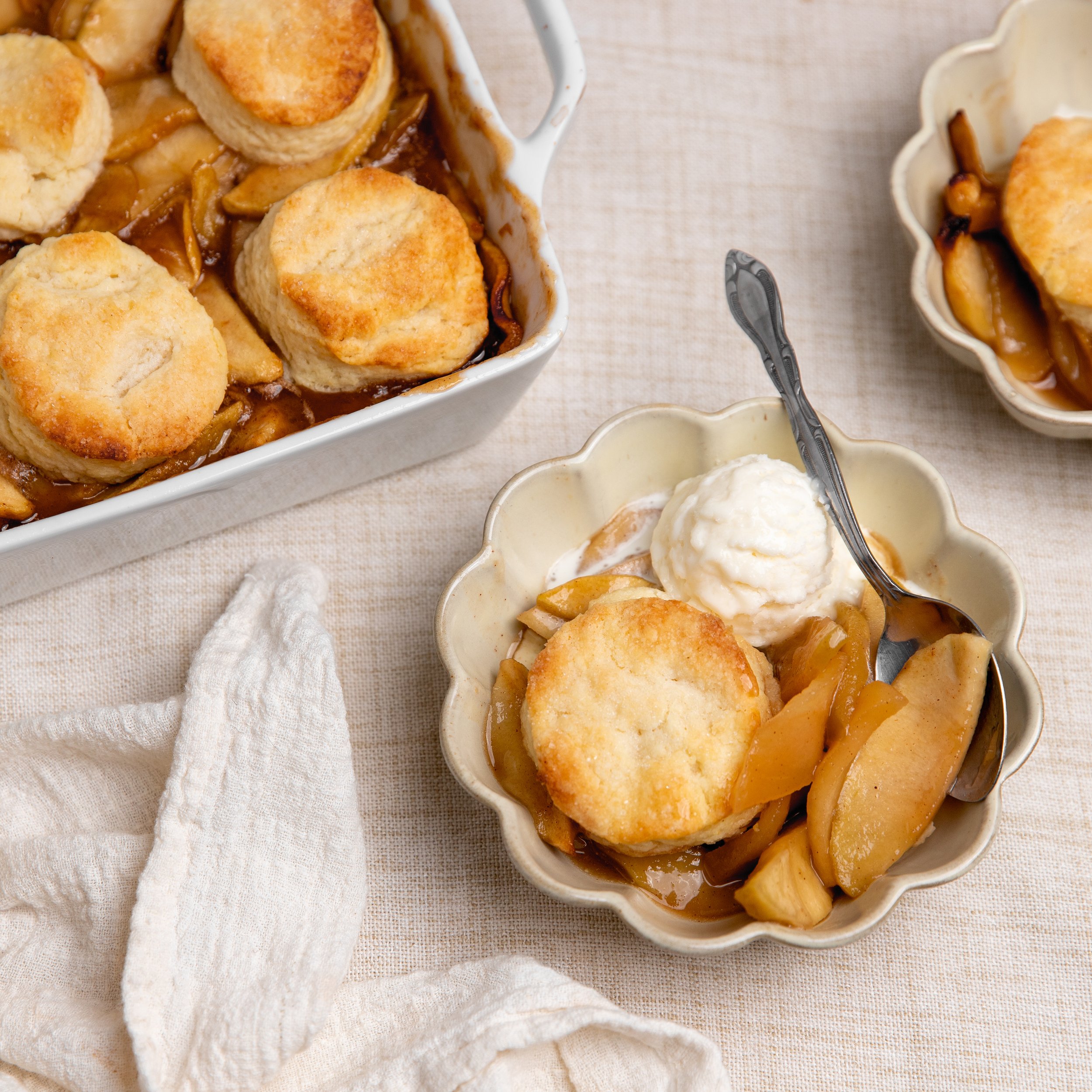 Southern Living Apple Cobbler Photography