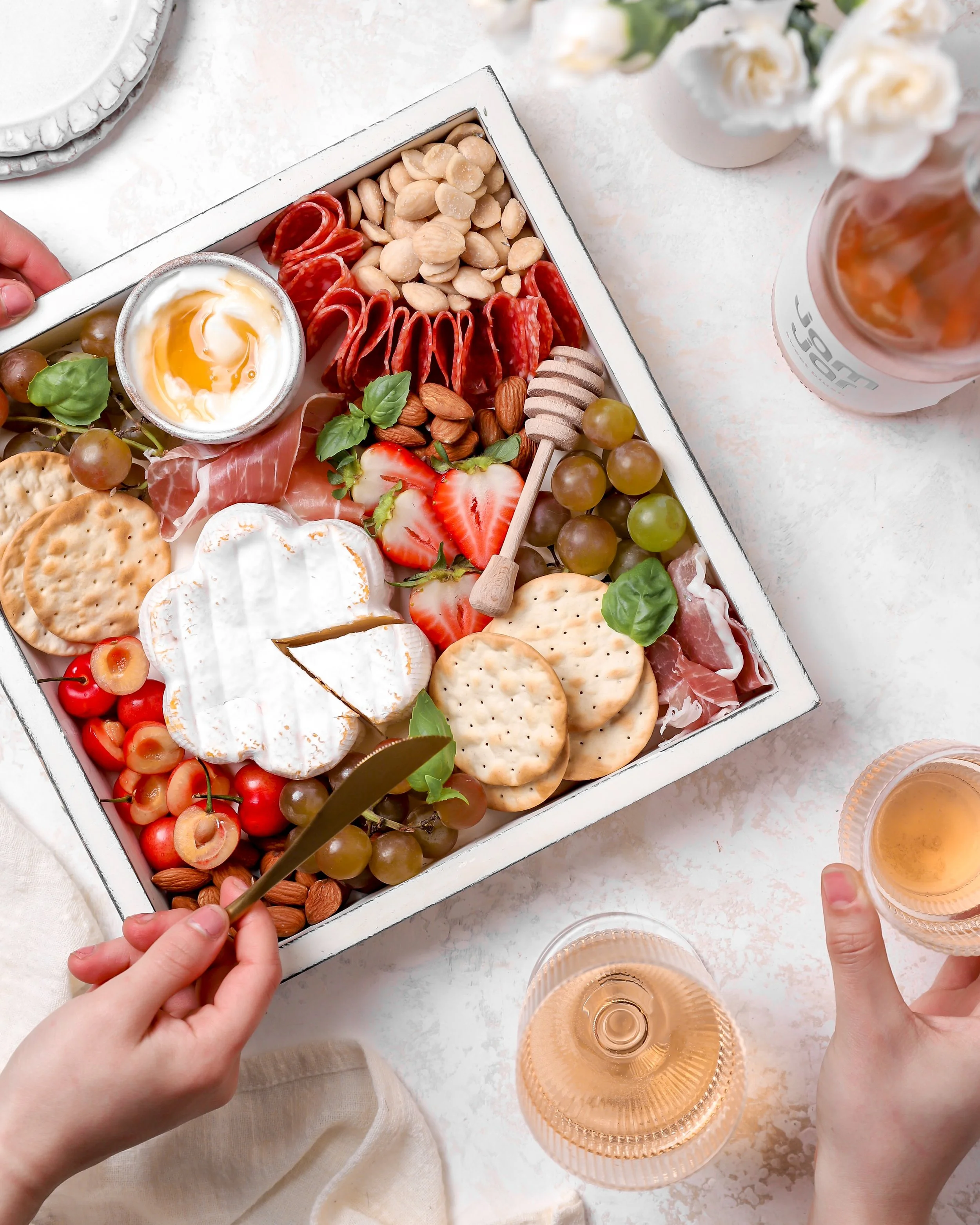 nyc food photography styling summer cheese charcuterie board