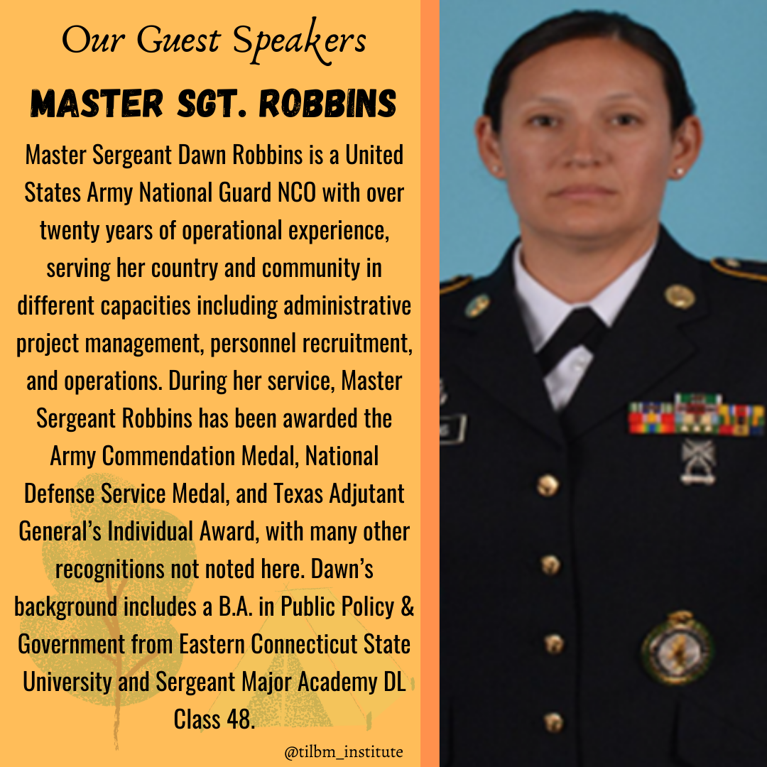 PP Guest Speaker Bio - MSGT. Dawn Robbins.png