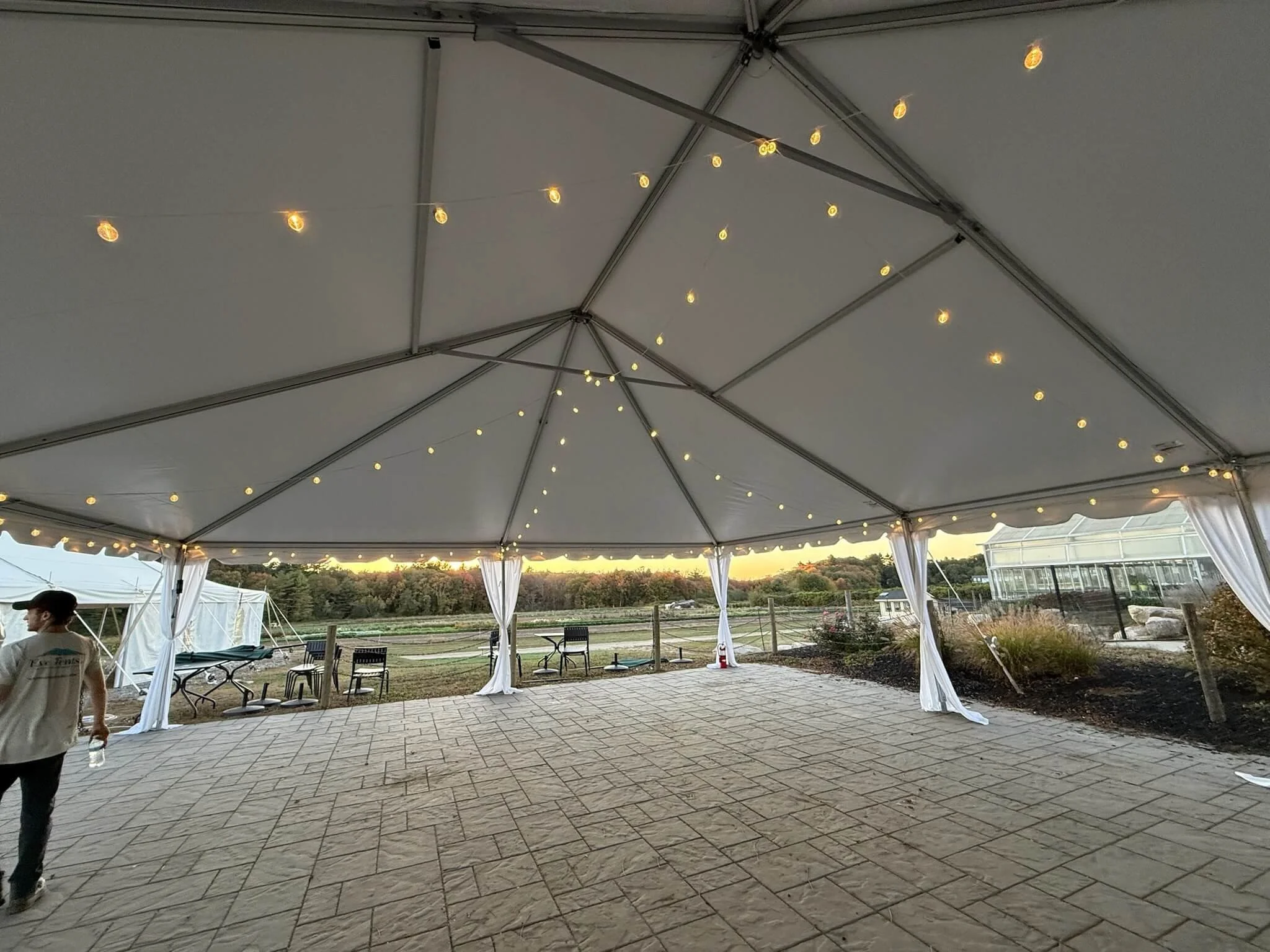 Tent Rental with Lights in MA, RI & CT