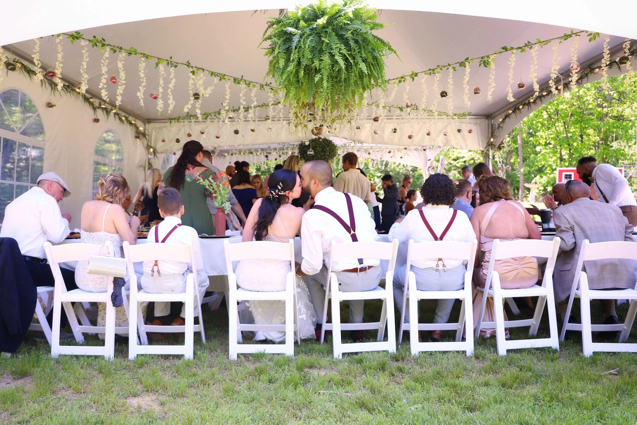 High Peak Frame Tent Wedding