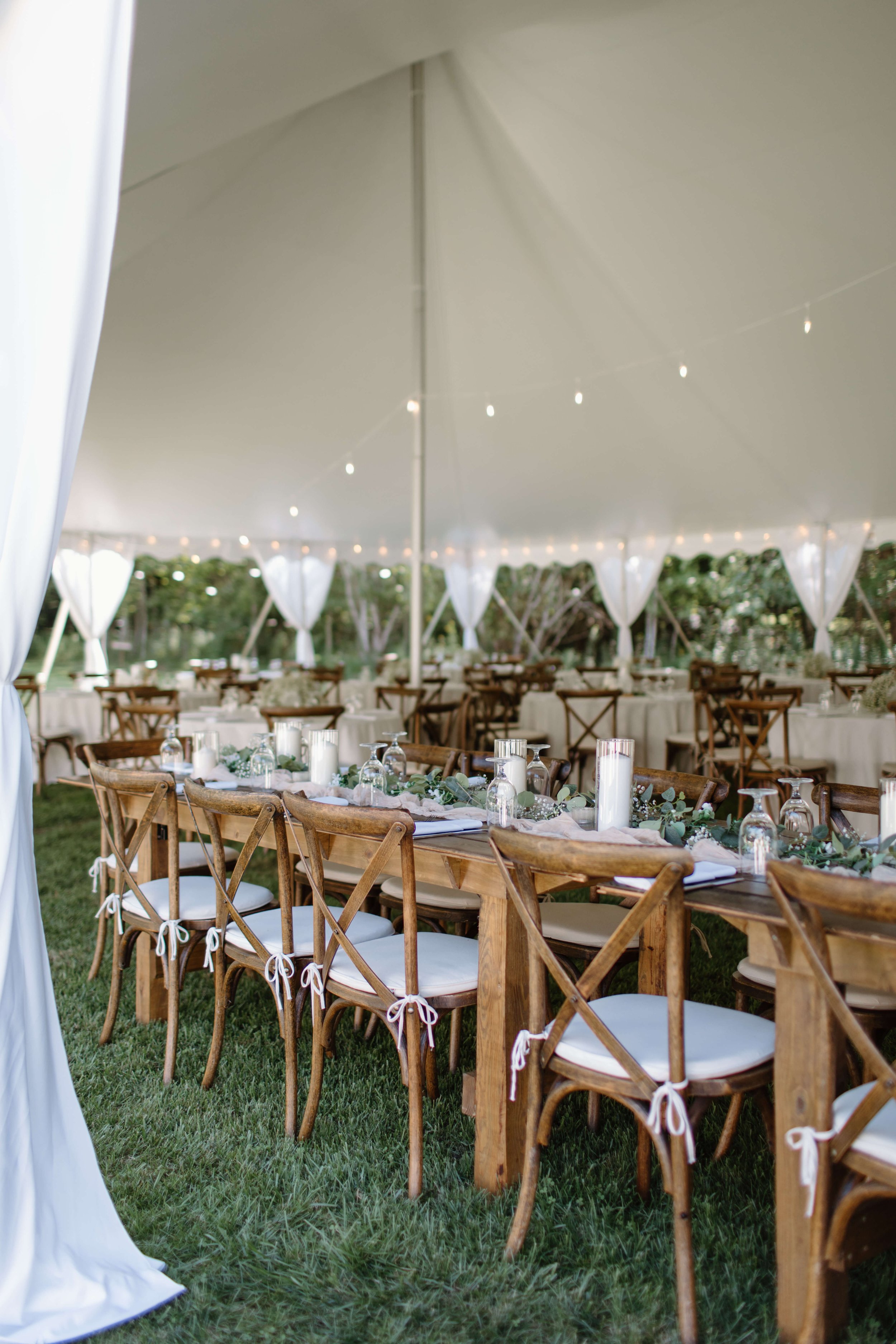 Table and Chair Rentals for Events around Concord, MA, RI and CT