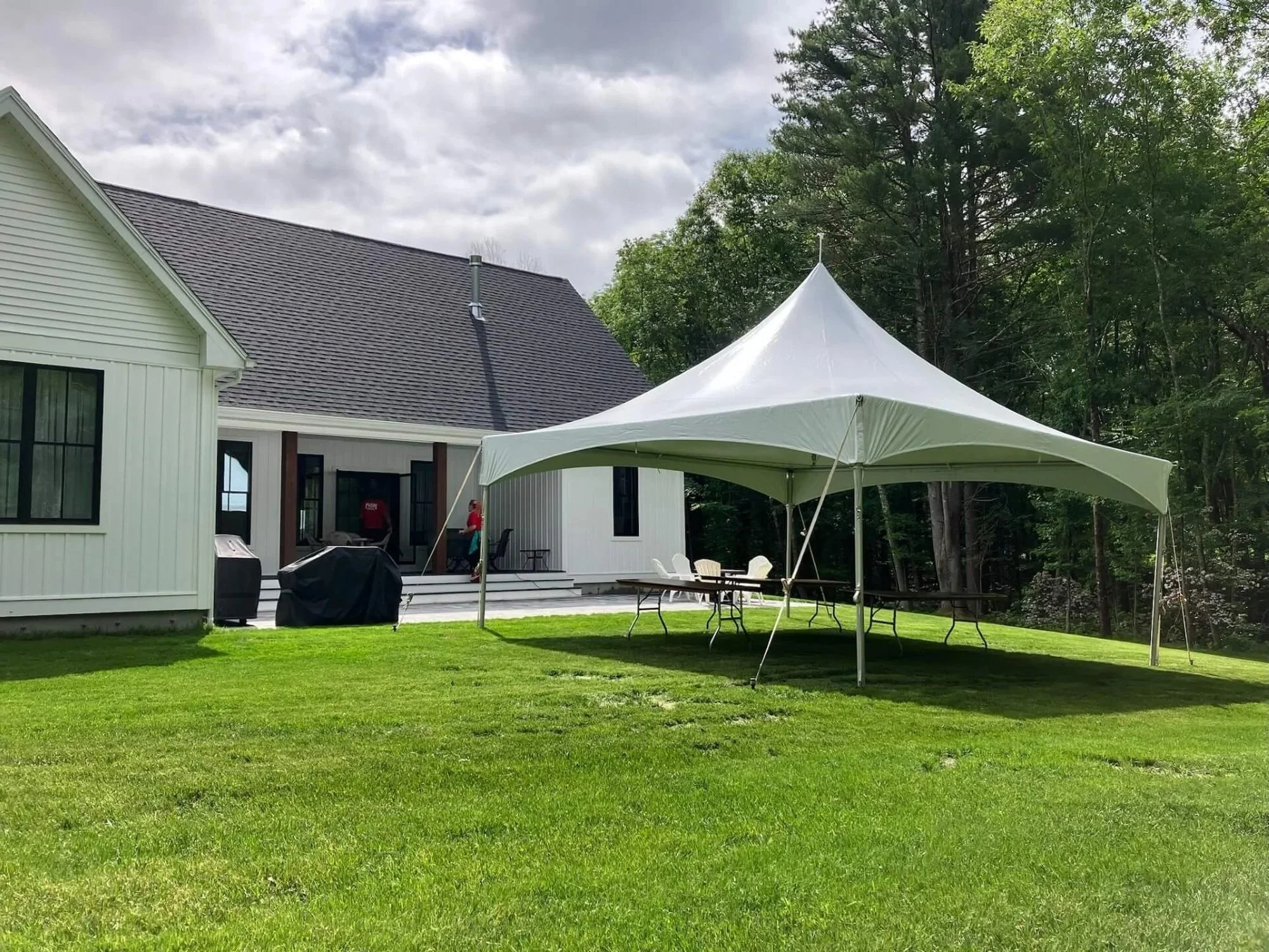 High Peak Frame Tent Rental in Natick, MA