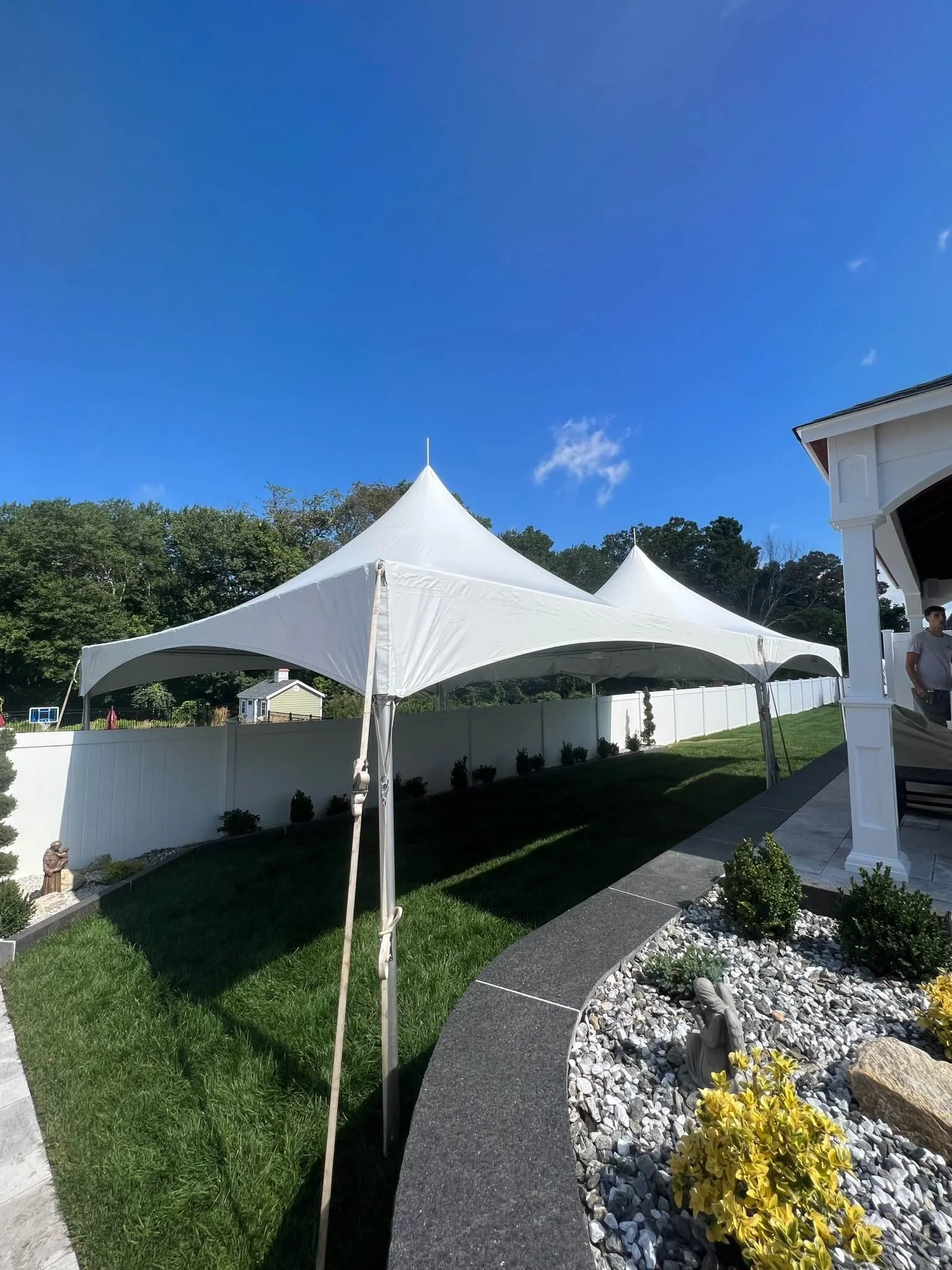 Tent Rental for Tight Area