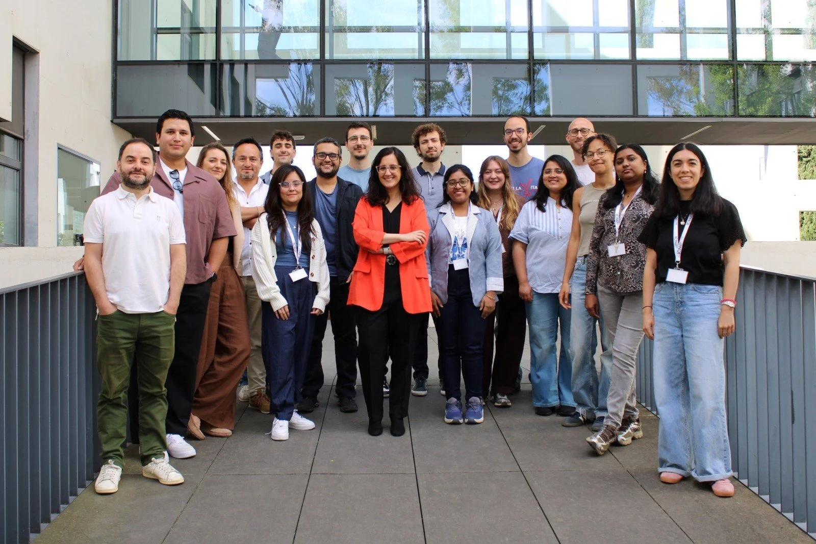 2026 group photo! Left to right: Sebastián, Cristhian, Silvia, Camilo, Jaxiry, Daniel, Gabriel, Gabriele, María, Grega, Ashmita, Abigail, Niccolò, Sanchayita, Bjarke, Nathalie, Manila and Eleonora - May 2026