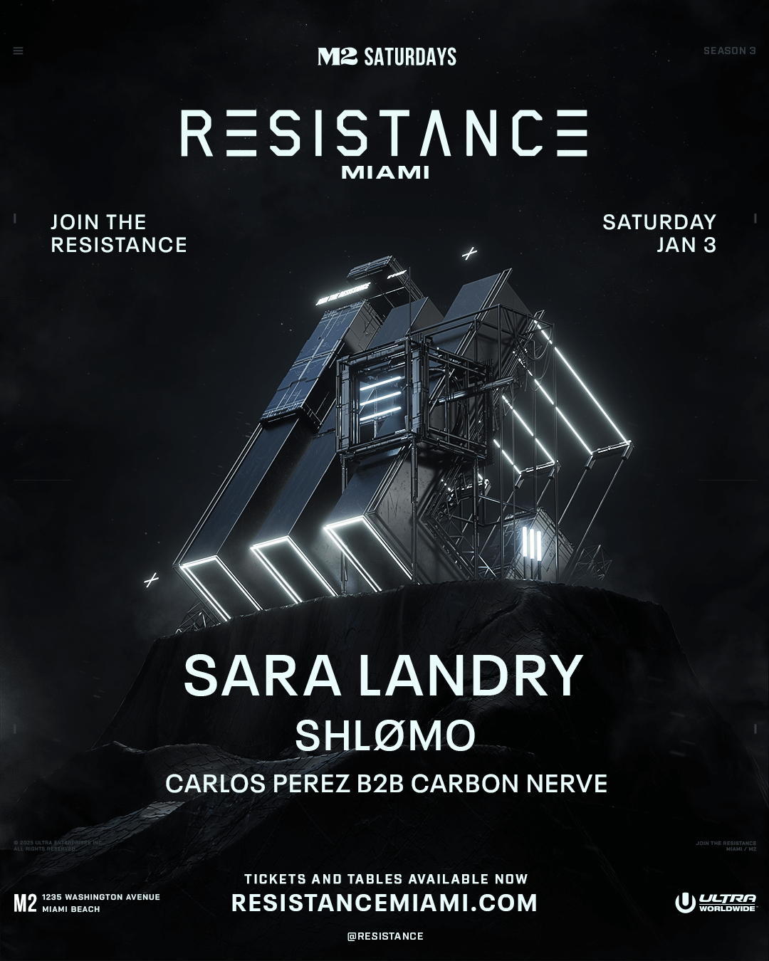 ULTRA RESISTANCE presents SARA LANDRY, SHLOMO