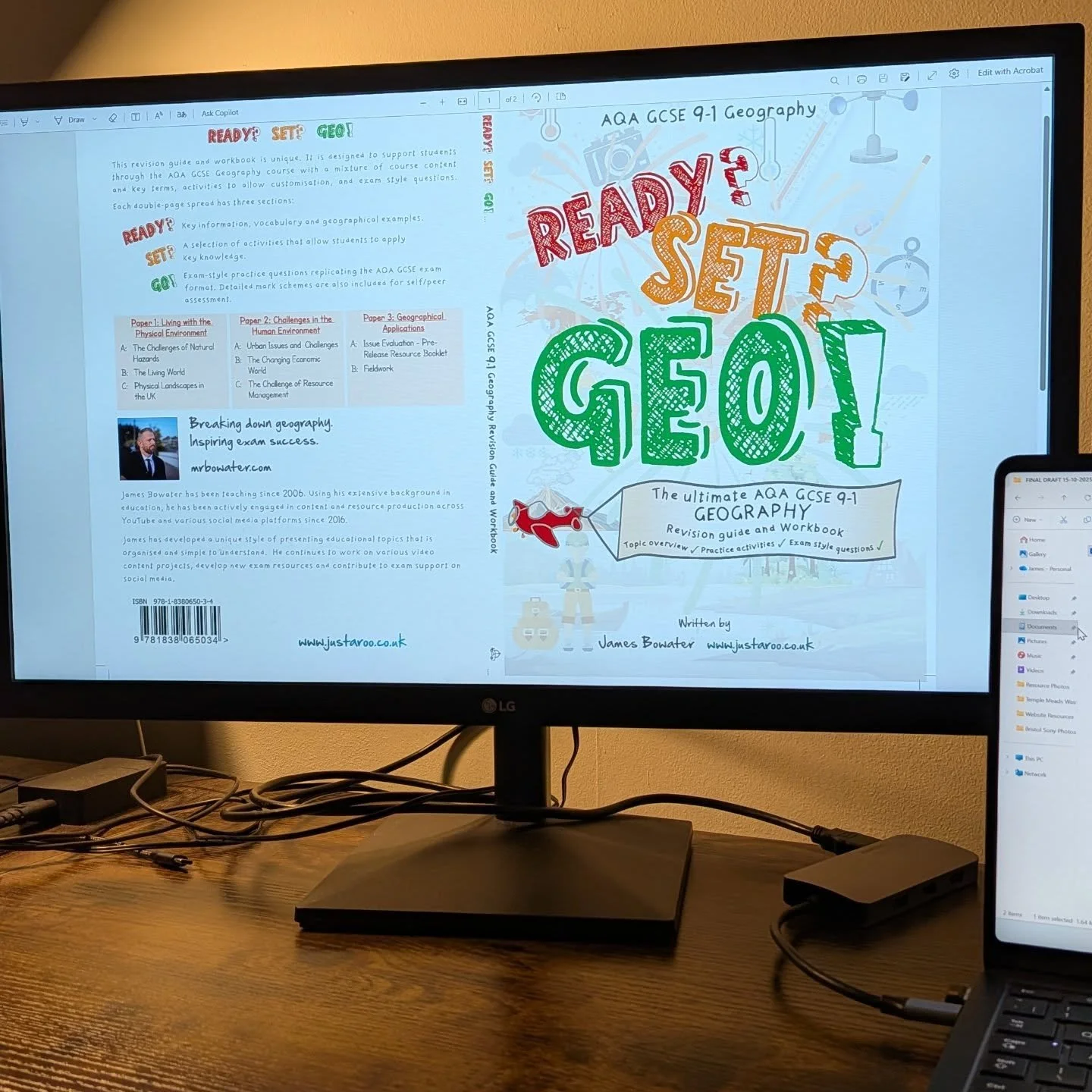Final electronic review 😲  @Just_Maths 

AQA GCSE GEOGRAPHY revision guide 

- Ready - content overview/recap
- Set - developing understanding activities
- Geo - exam style questions

Hopefully coming soon!!!!

#aqagcsegeography #gcsegeography #gcse