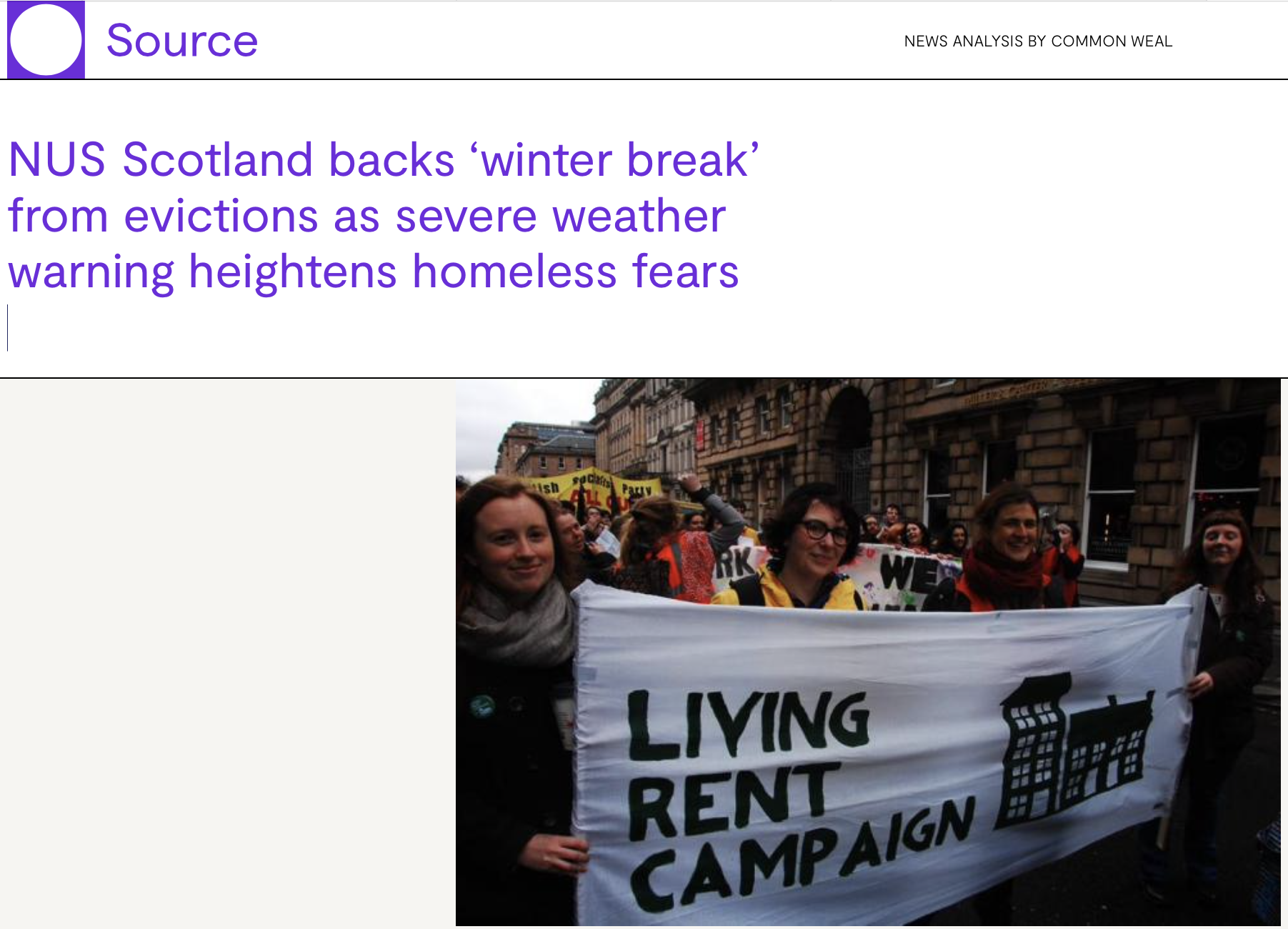 Winter Break Campaign (News Release | Source)