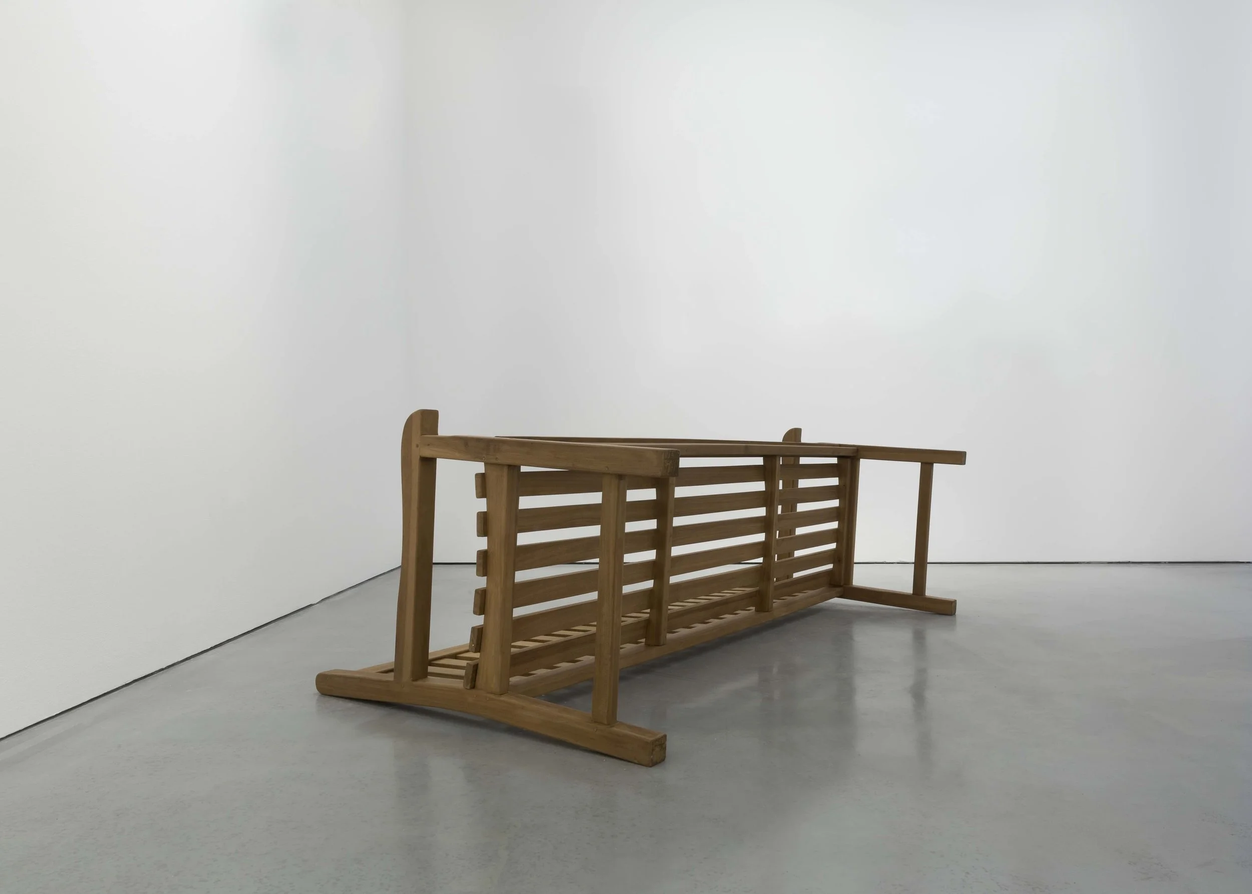 BENCH FOR LOOKING UP (2015) - wooden bench