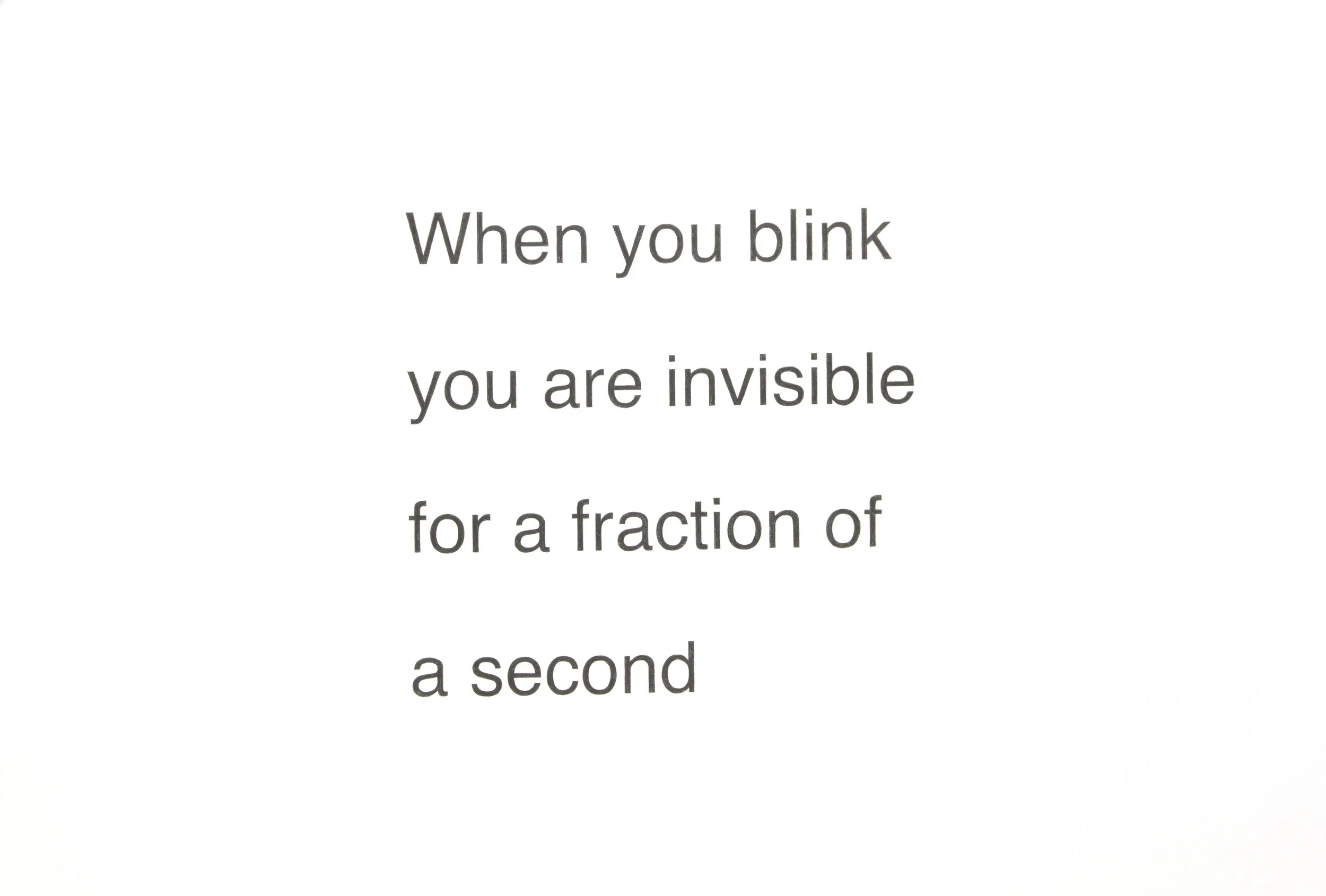 Blink - Pencil on paper - 70cm x 100 cm - 2016
