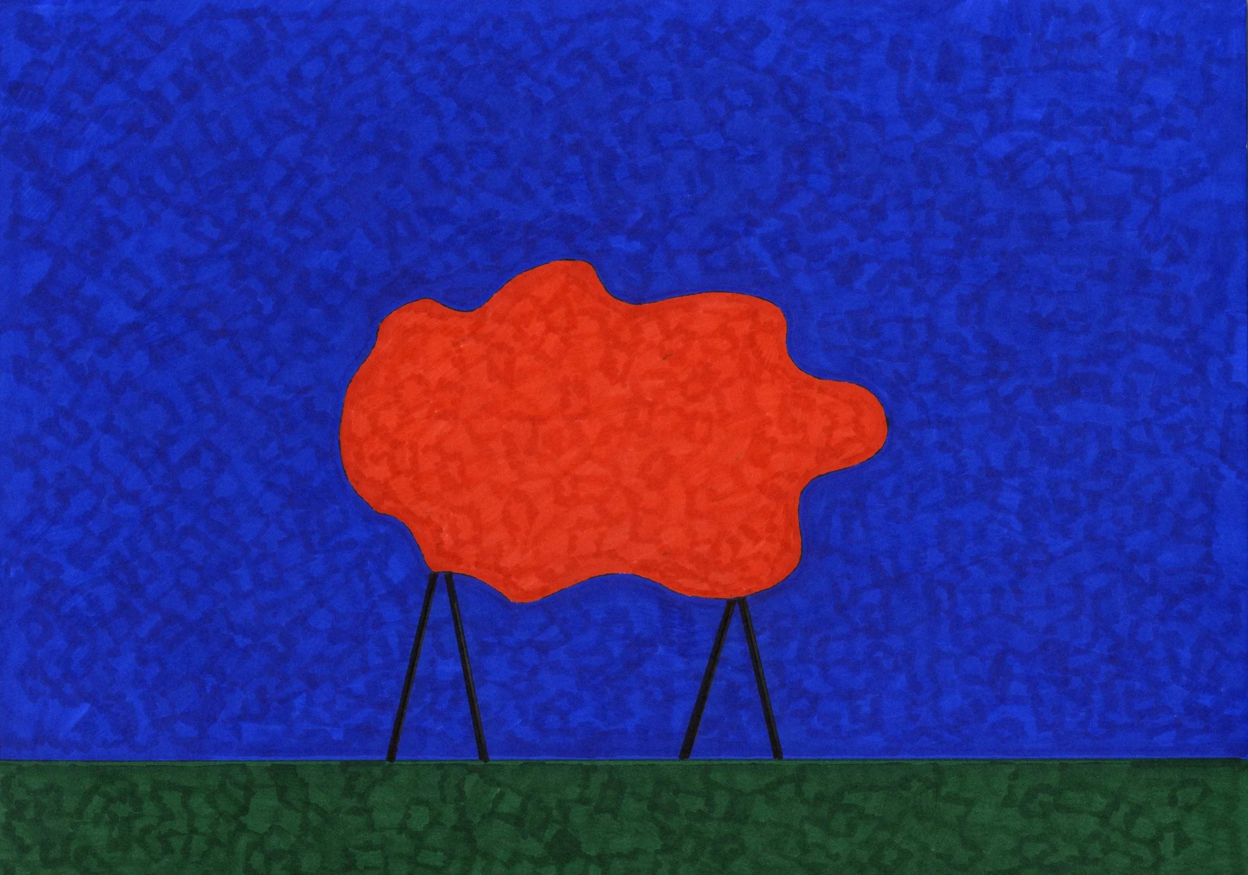 Orange sculpture - 2012