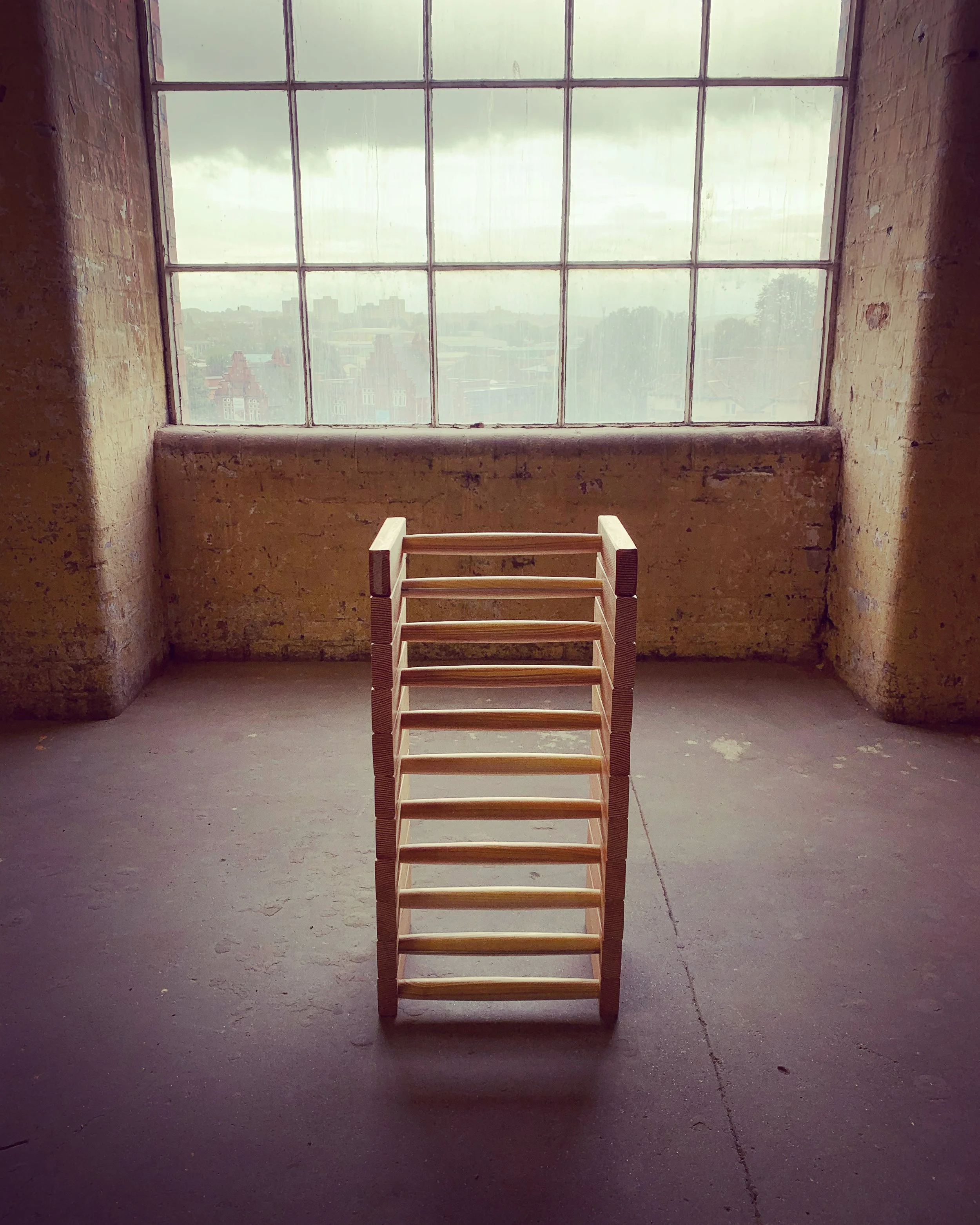 STORAGE SOLUTION - WOODEN LADDER (2018) - wooden ladder