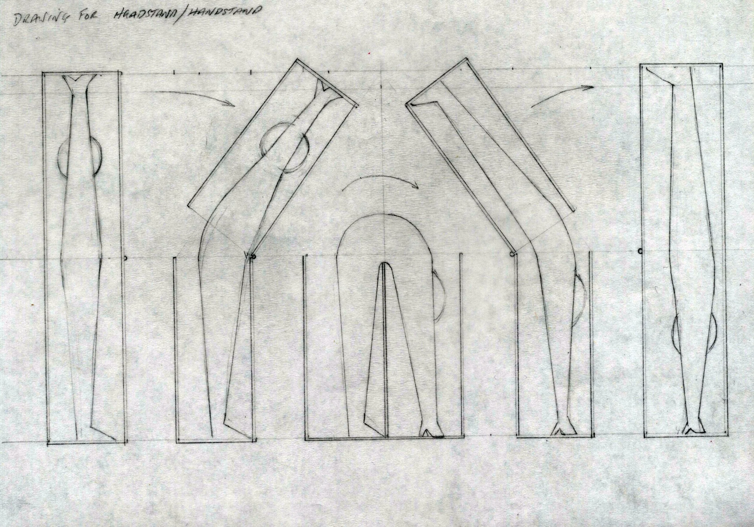 Drawing for Headstand - 1995