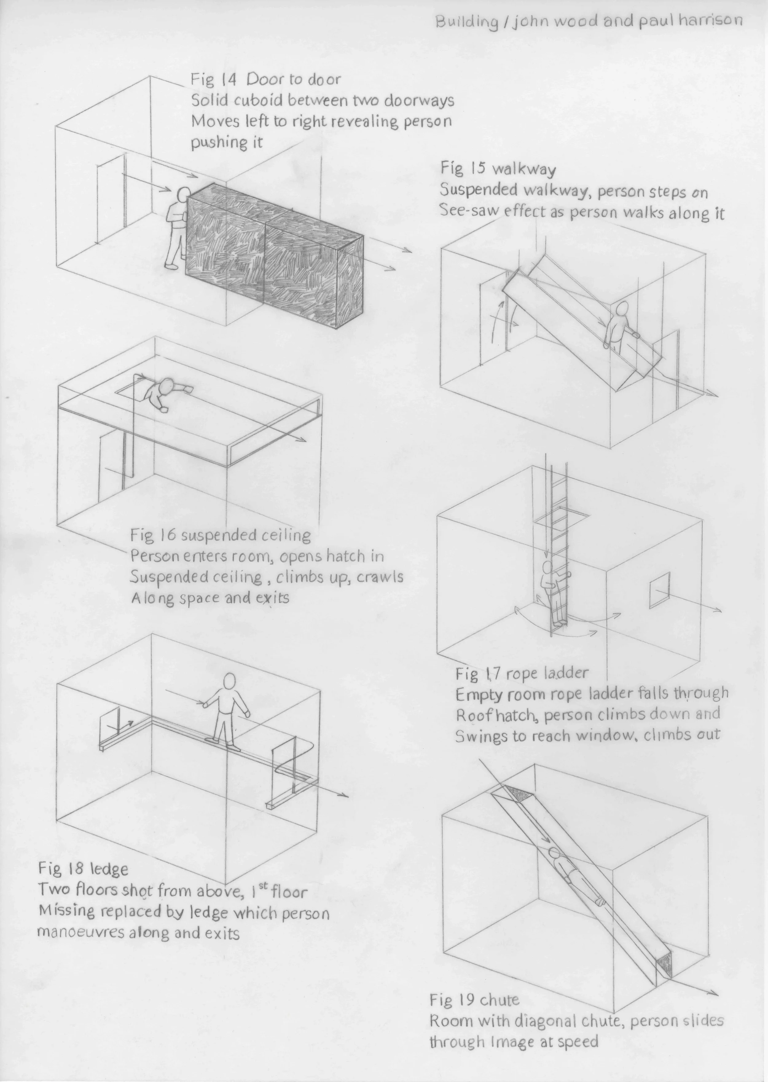 Drawing for Building (unmade project) - 2005