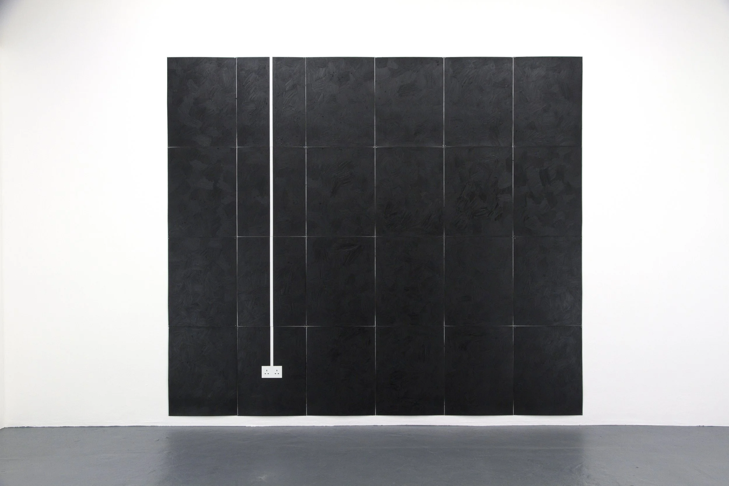 SOCKET (2018) - oil stick on paper - 260cm x 300cm