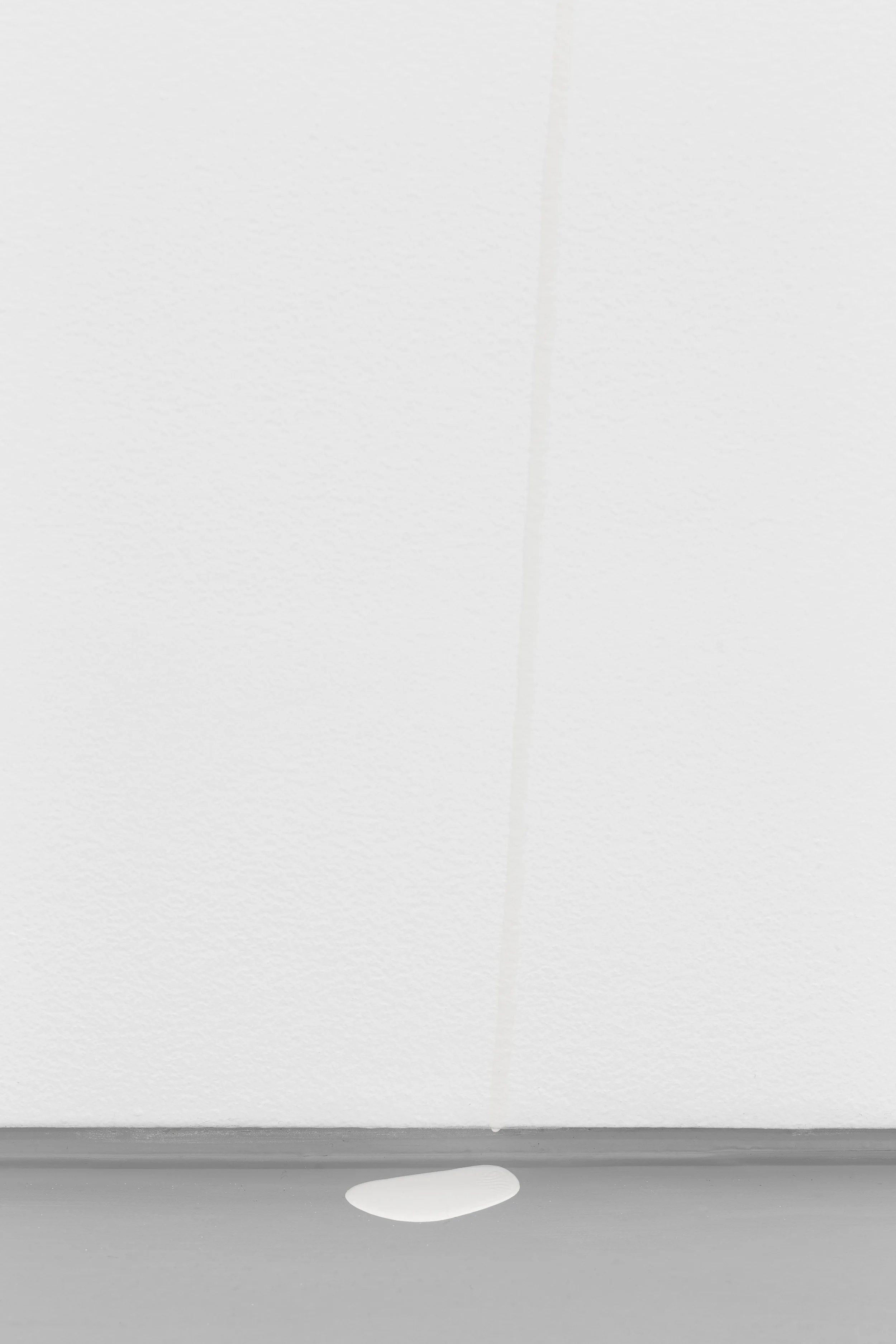 Drip - Drilled hole and gloss paint - dimensions variable - 2021