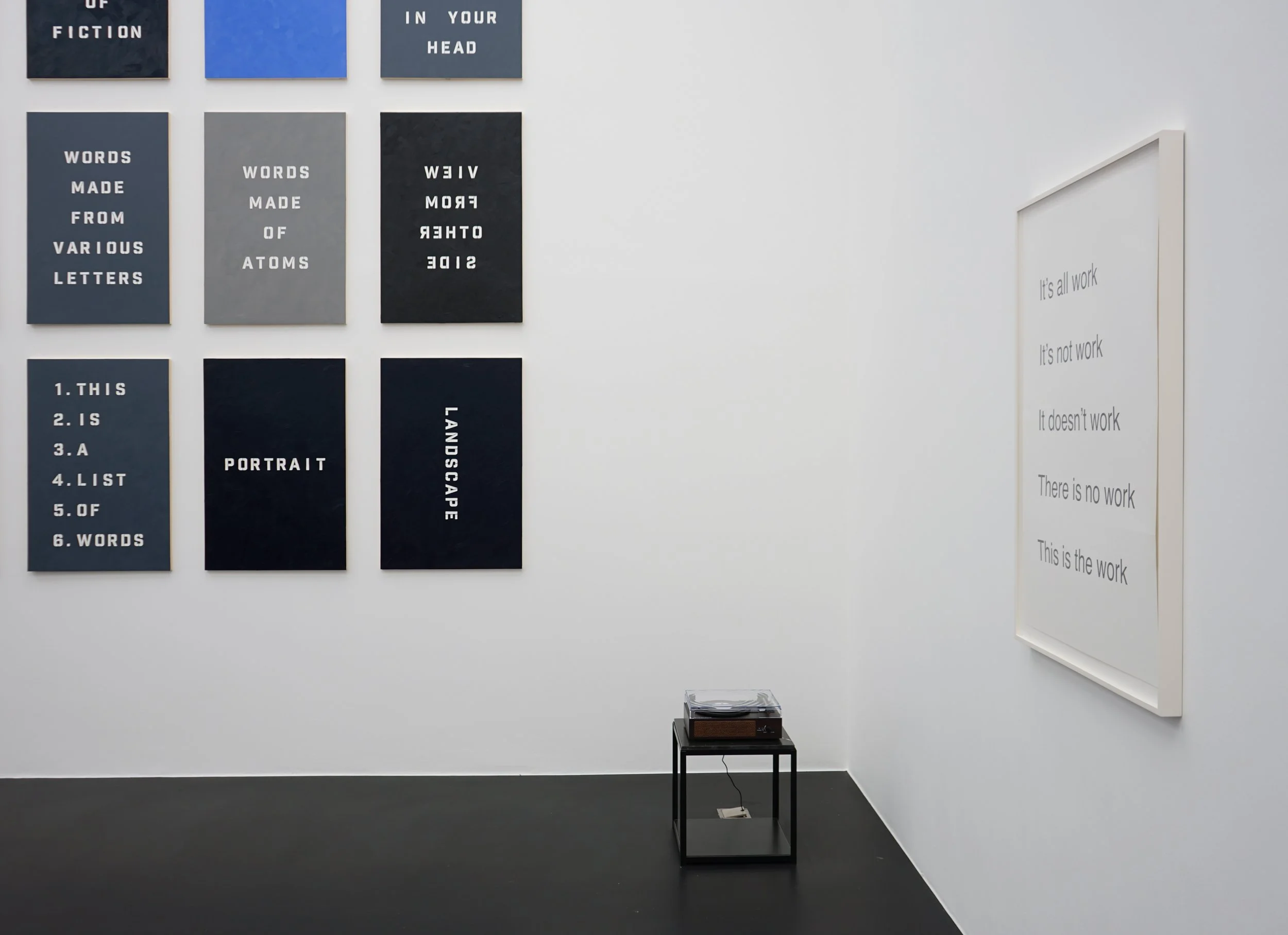
SOLO - Words Made of Atoms – Gallery von Bartha, S-Chanf, Switzerland - 2020
