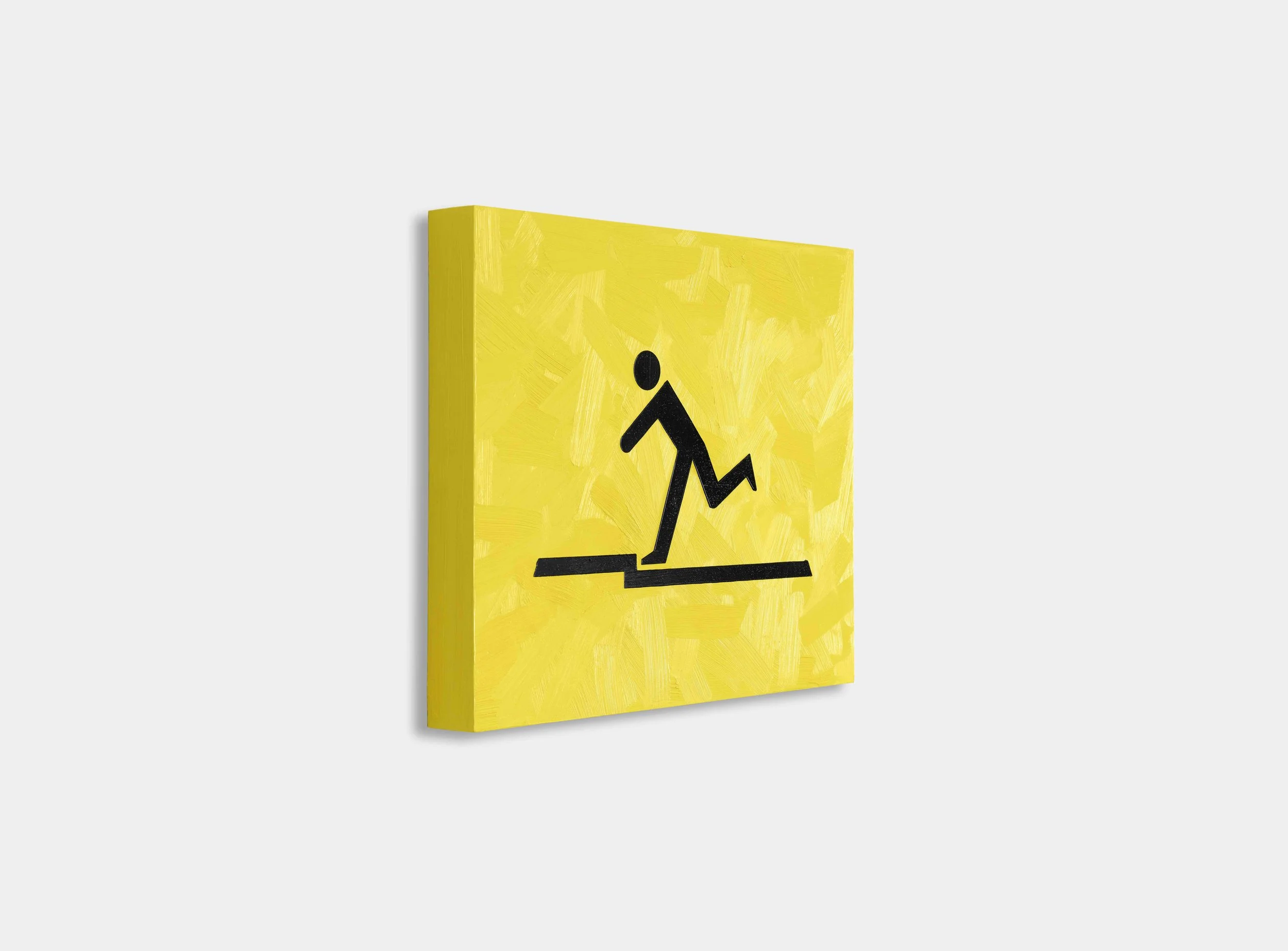 TRIP HAZARD (2023) - oil paint on plywood panel - 41cm x 50cm