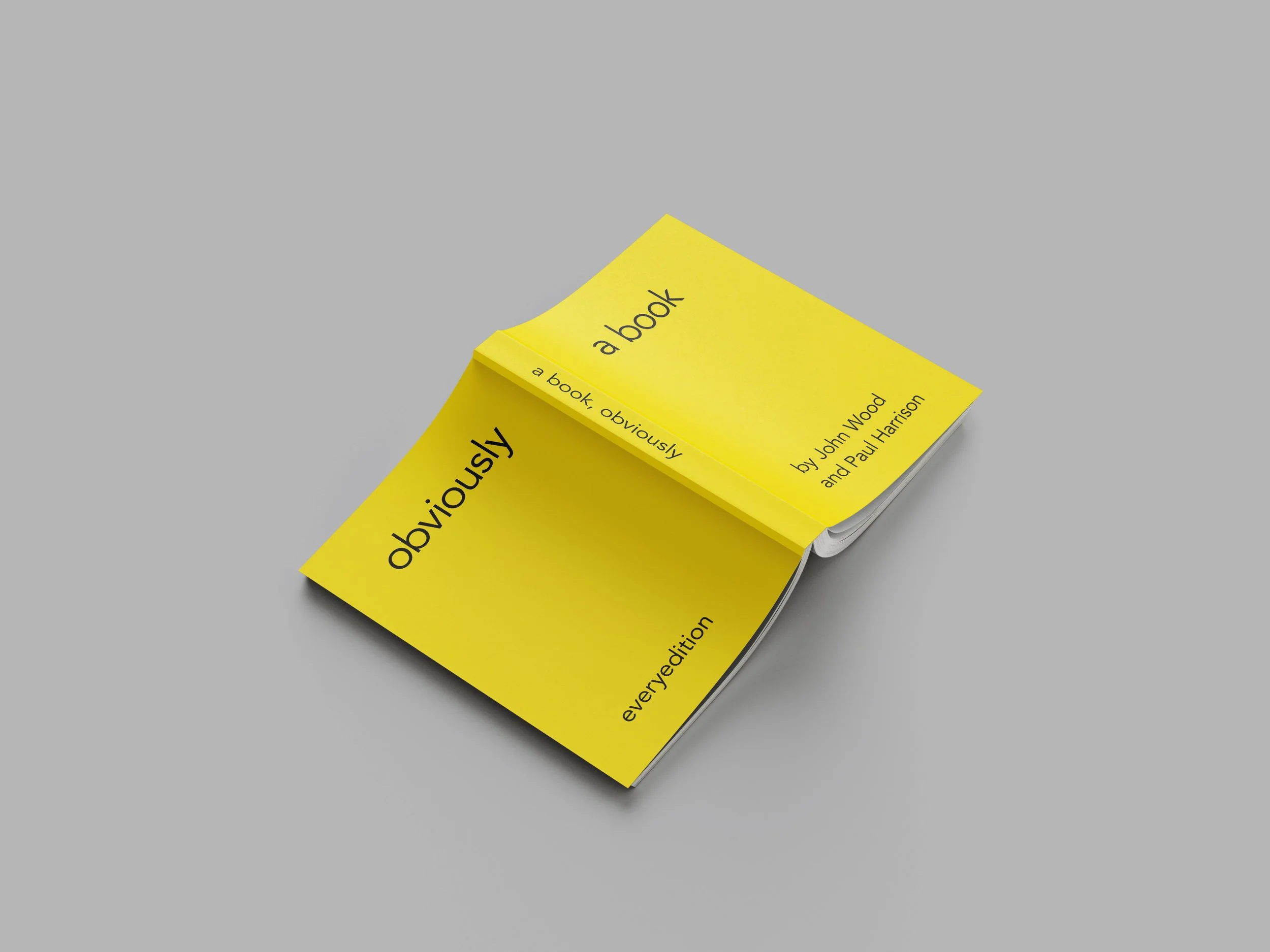PUBLICATION - A Book, Obviously