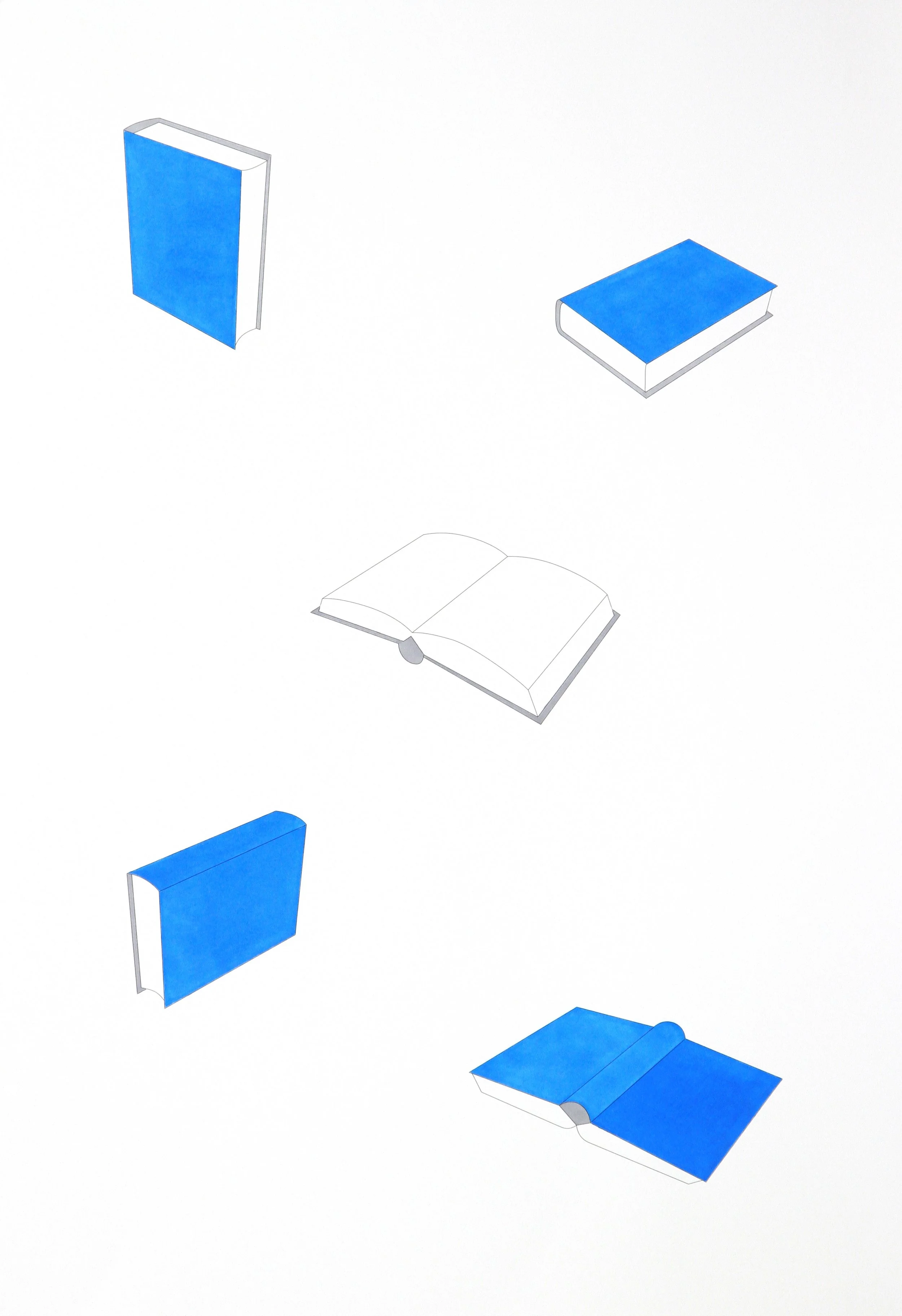 Book - marker on paper - 100 x 70 cm - 2018