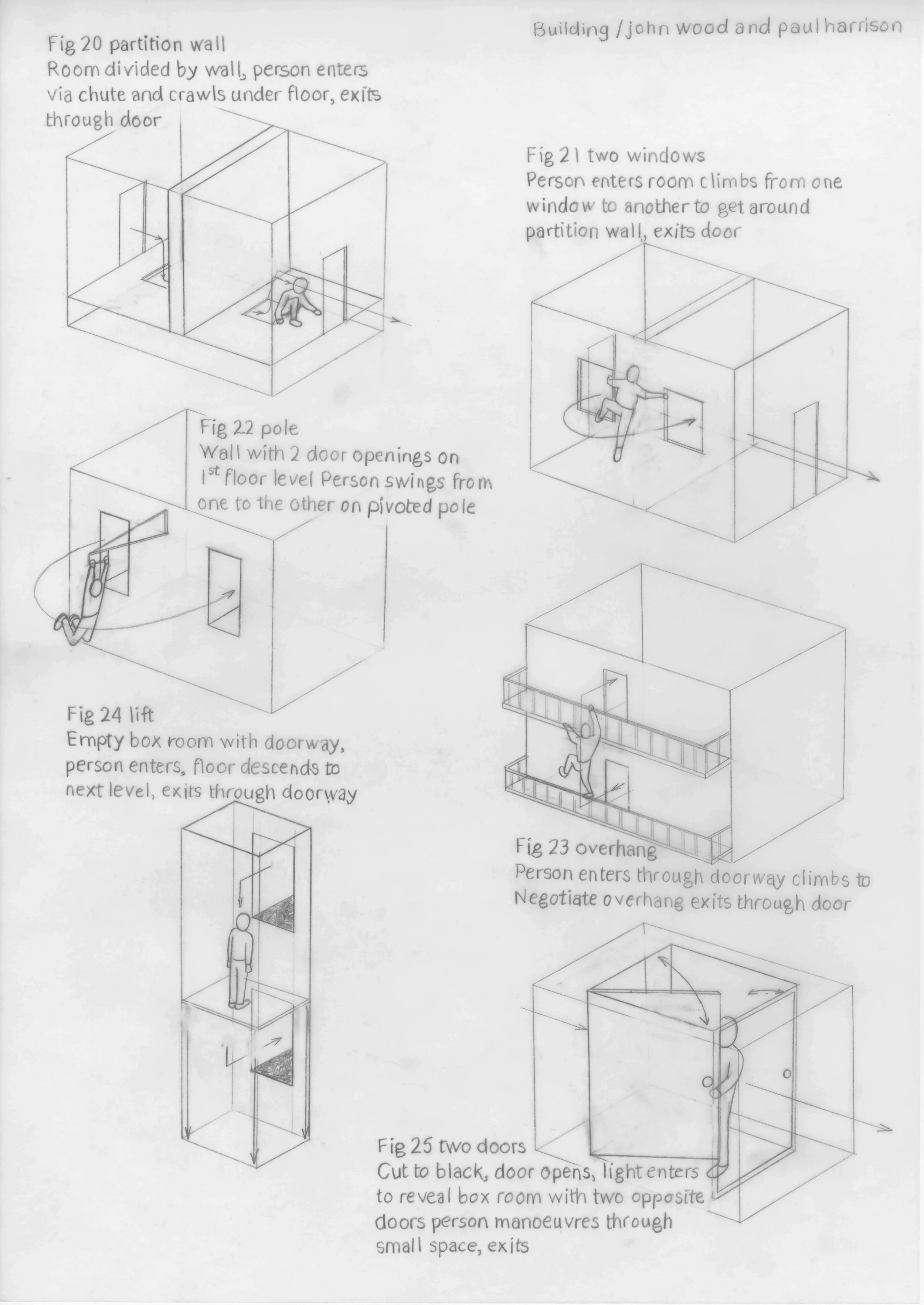 Drawing for Building (unmade project) - 2005