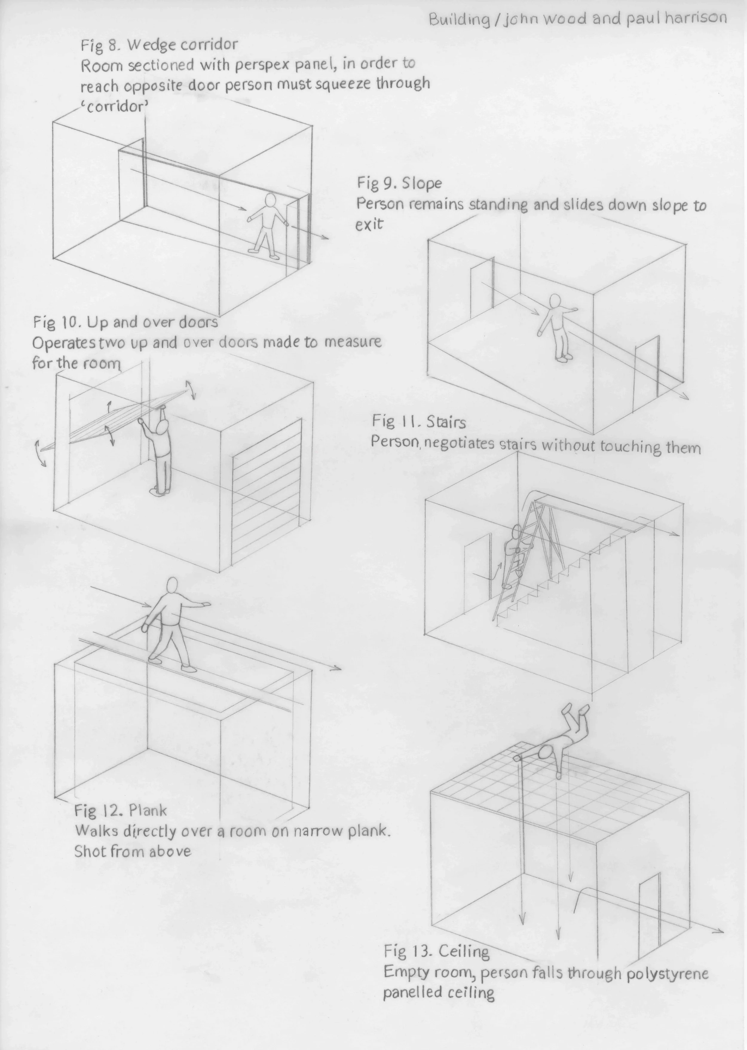 Drawing for Building (unmade project) - 2005