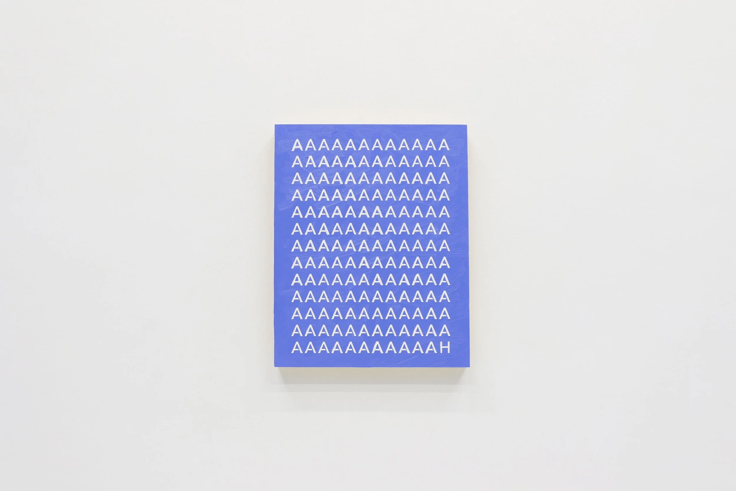 AAAAAH... (2026) - oil paint on plywood panel - 41cm x 50cm