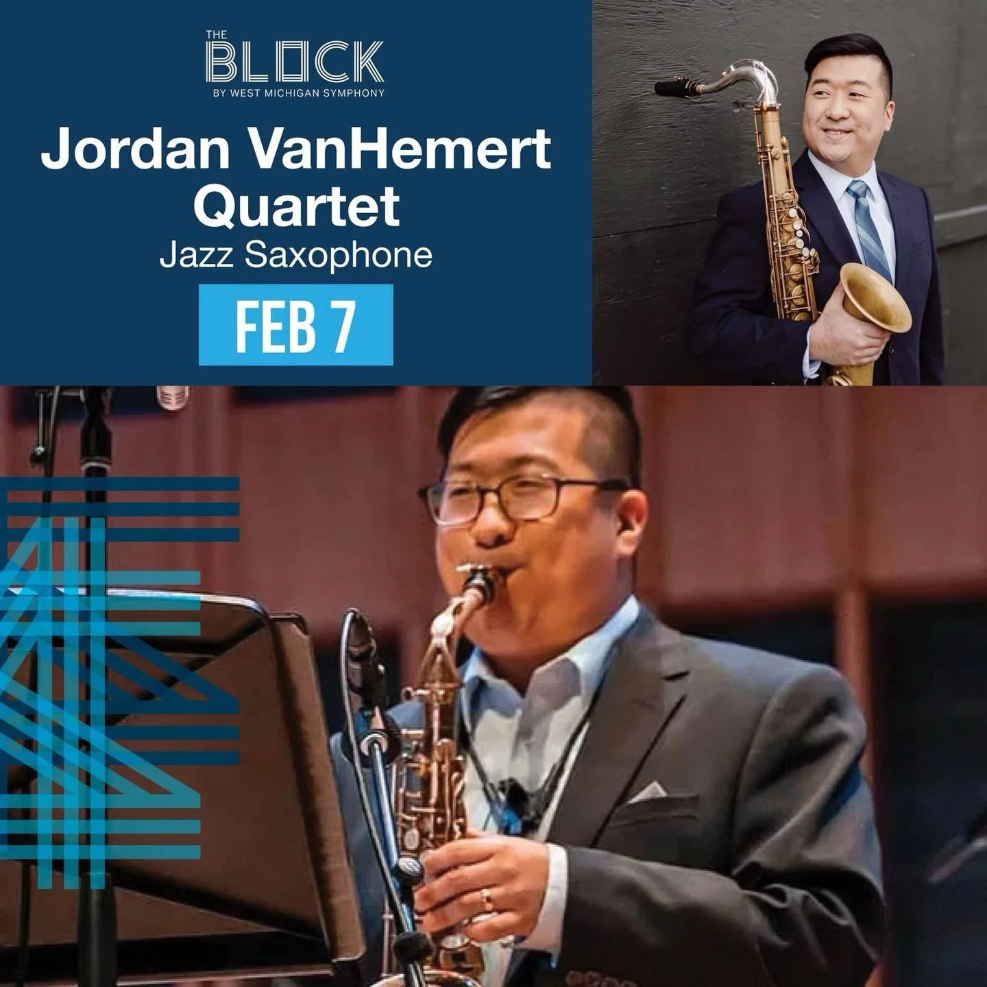West Michigan, I am going to be playing a very exciting show on 2/7. I will be leading a great band at the Block. Join us to pay homage to the centennial year of Miles Davis and John Coltrane. 

The band is:

Jordan VanHemert, saxophone
Rob Smith, tr