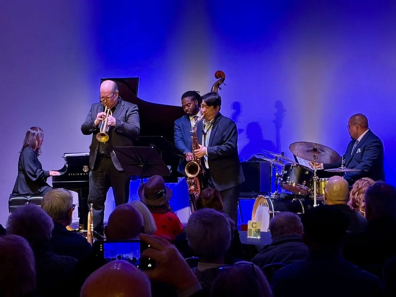 Thanks to everyone who joined us at the Block for our Centennial Celebration of Miles Davis and John Coltrane. It was such a fun gig and the band was on fire all night. It was so heartening to have a packed house on my first performance in the venue.