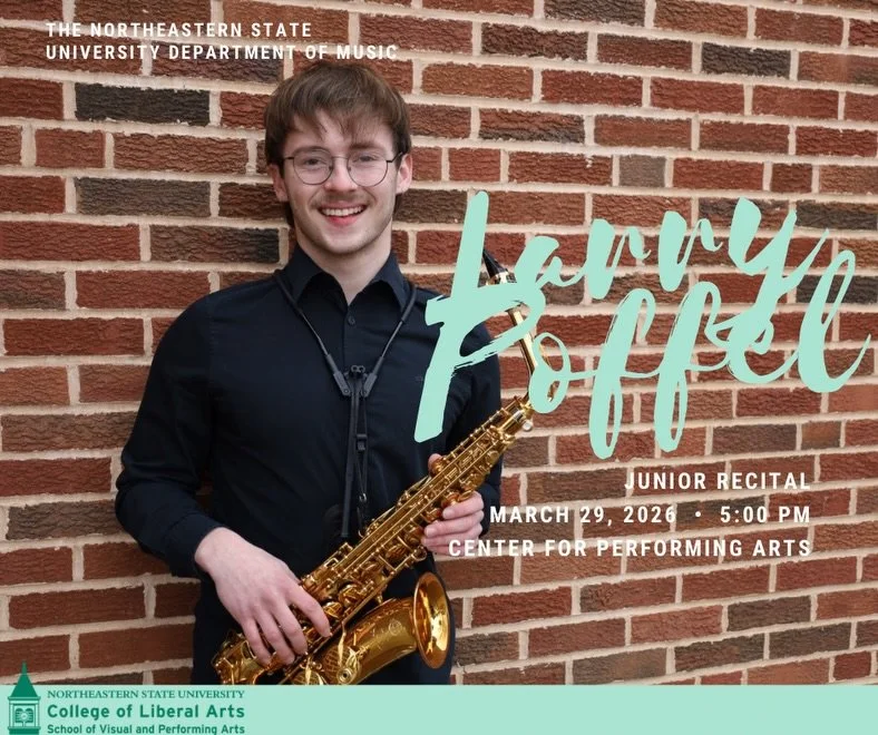 @nsumusic recital season is underway and I can&rsquo;t wait for these two junior recitals featuring members of our saxophone studio!