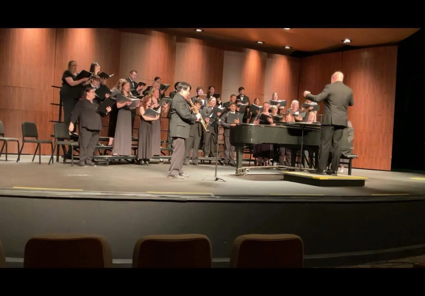 Thanks to Jeff Wall for having me perform with the community chorus last night!