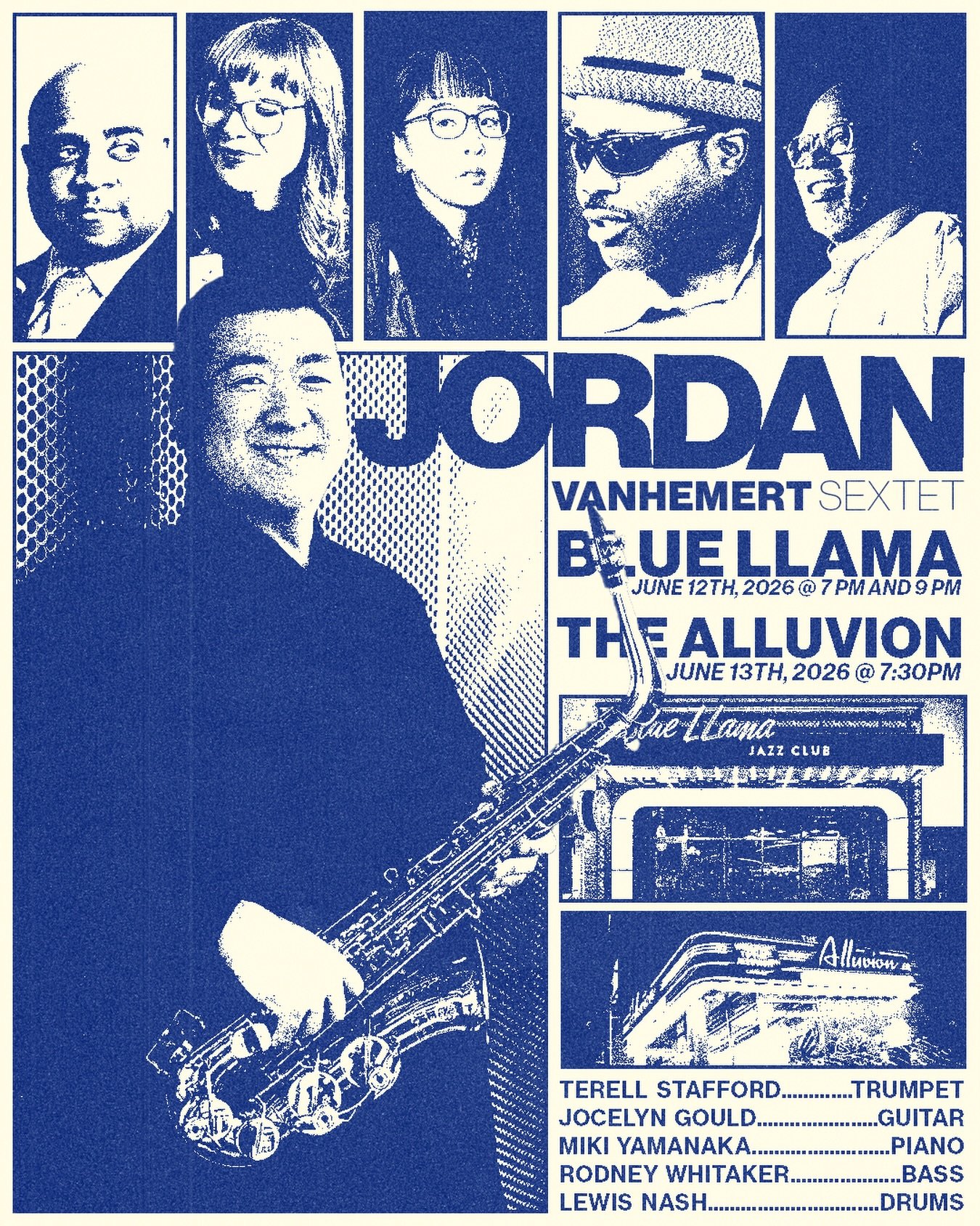 We had a great time playing some new compositions last night at the NSU Jazz Lab and I&rsquo;m even more excited to come to Michigan and share this music with the amazing Blue Llama Jazz Club and the Alluvion. Make your plans and get your tickets&mda
