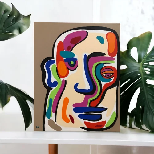 Cellular by Dylan Yarter - 16x20” Acrylic on Canvas