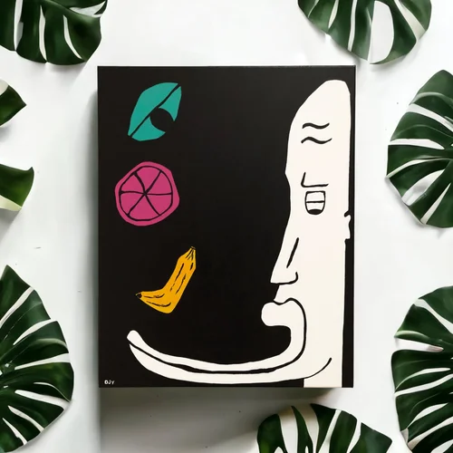Munchies by Dylan Yarter - 16x20” Acrylic on Canvas