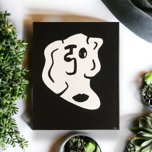 Floating Head by Dylan Yarter - 16x20” Acrylic on Canvas