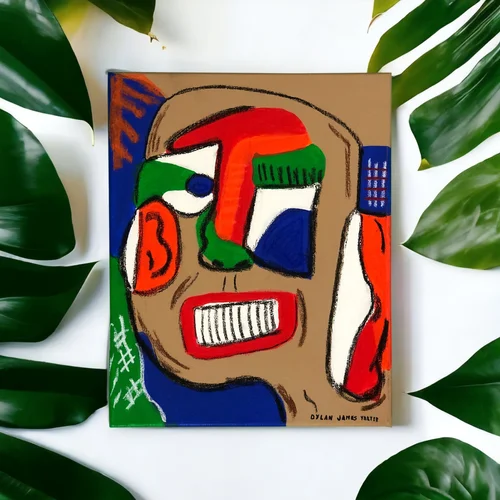 Grillin' by Dylan Yarter - 8x10” Acrylic on Canvas