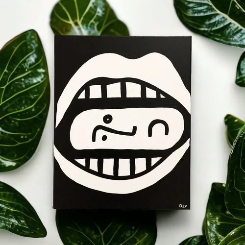 Unchill Pill by Dylan Yarter - 8x10” Acrylic on Canvas