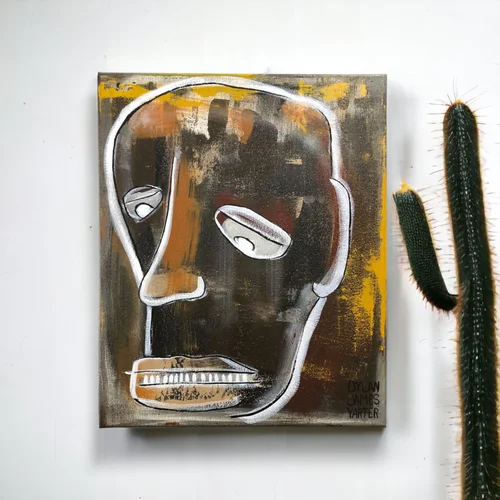 Portrait of a Painter by Dylan Yarter - 16x20” Acrylic on Canvas