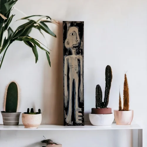 Aborigine by Dylan Yarter - 12x59” Acrylic on Canvas