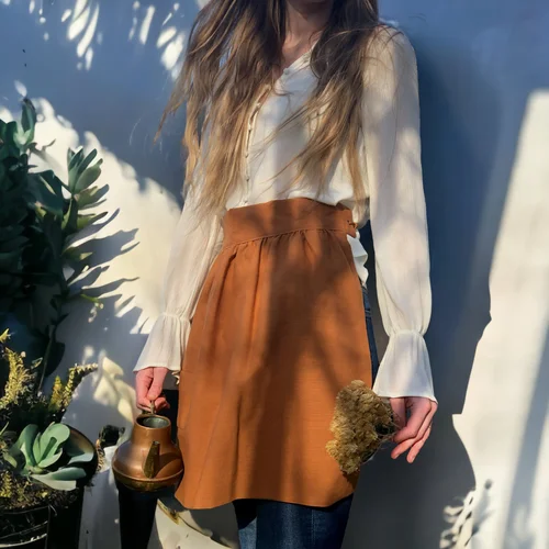 Handmade Apron - Cotton Highwaist Apron for Artisans