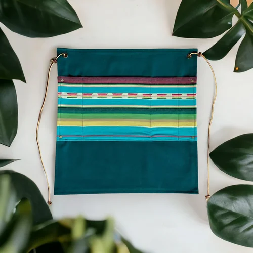 Handmade Cotton and Serape Apron for Artisans