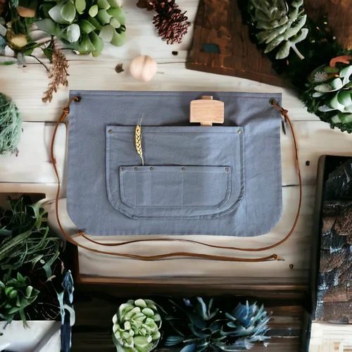 Handmade Washed Cotton Apron for Artisans