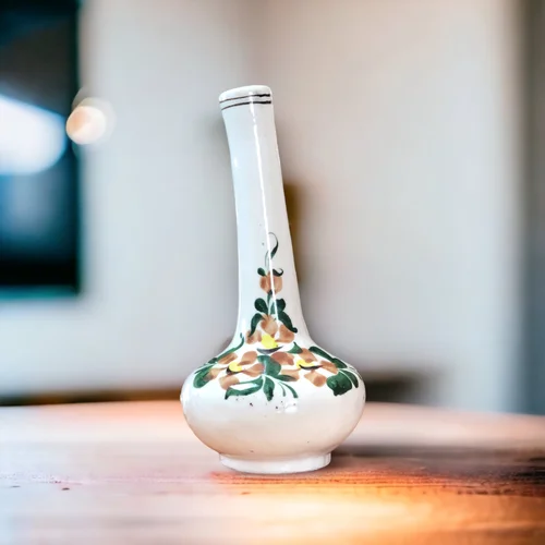 Vintage Hand Painted Vase from the Yucatan