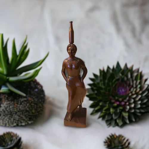 Vintage Dancing Woman Figurine from The Yucatan