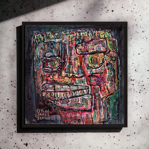 Inner Chaos Art Print by Dylan Yarter - Neo Expressionist Painting