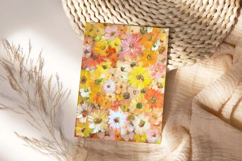 Sunrise Wildflowers Art Print by Kate Yarter - Original Painting Print