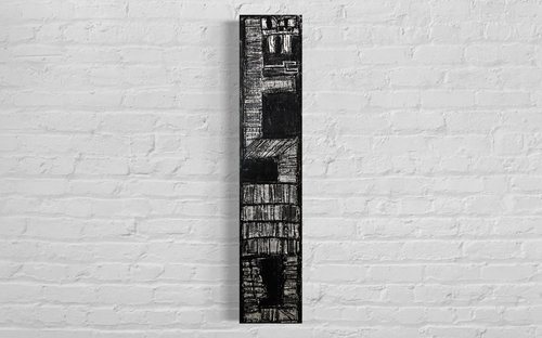 The Snake Strike by Dylan Yarter - 59x12” Acrylic on Gallery Wrapped Canvas